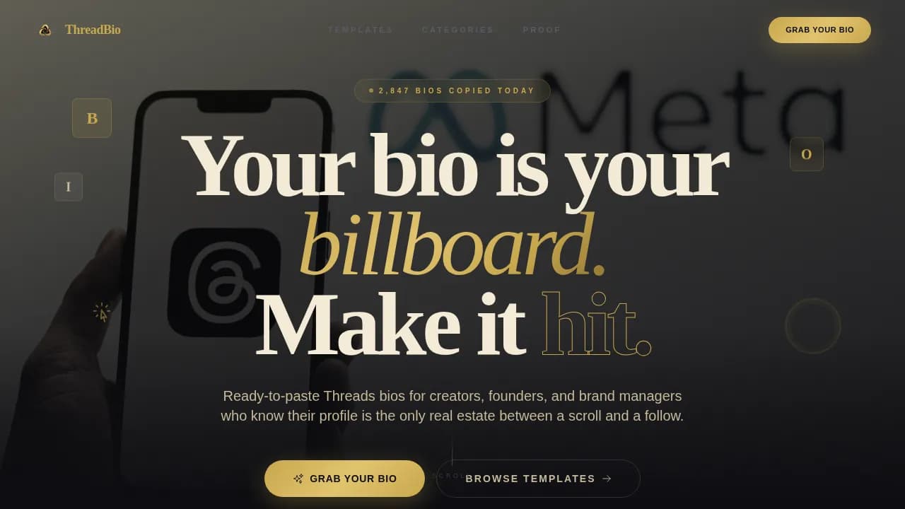 Weave — Modern Sustainable Fashion Gallery Landing Page Template