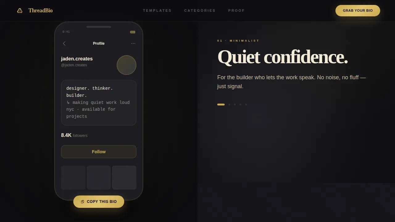Weave — Modern Sustainable Fashion Gallery Landing Page Template
