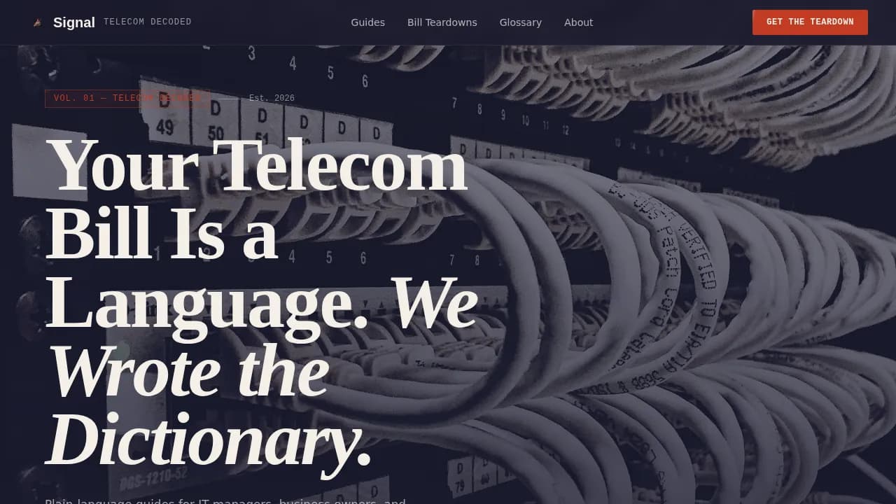 Decode — Insider Telecom Education Landing Page Template