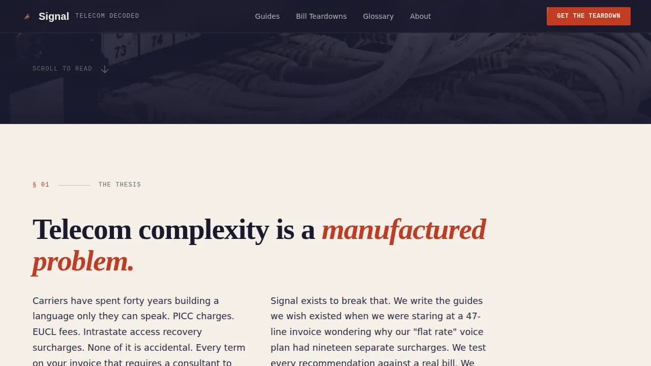 Decode — Insider Telecom Education Landing Page Template