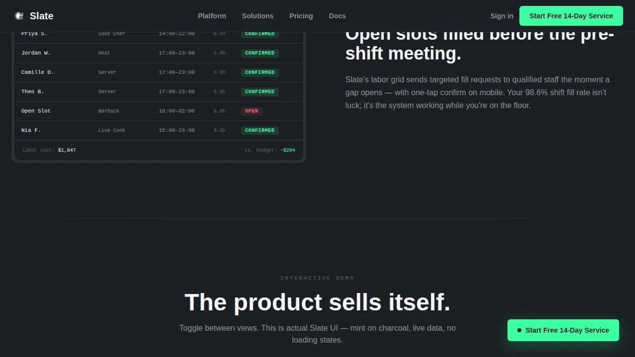 Reserve — Data-Driven Restaurant Booking Landing Page Template