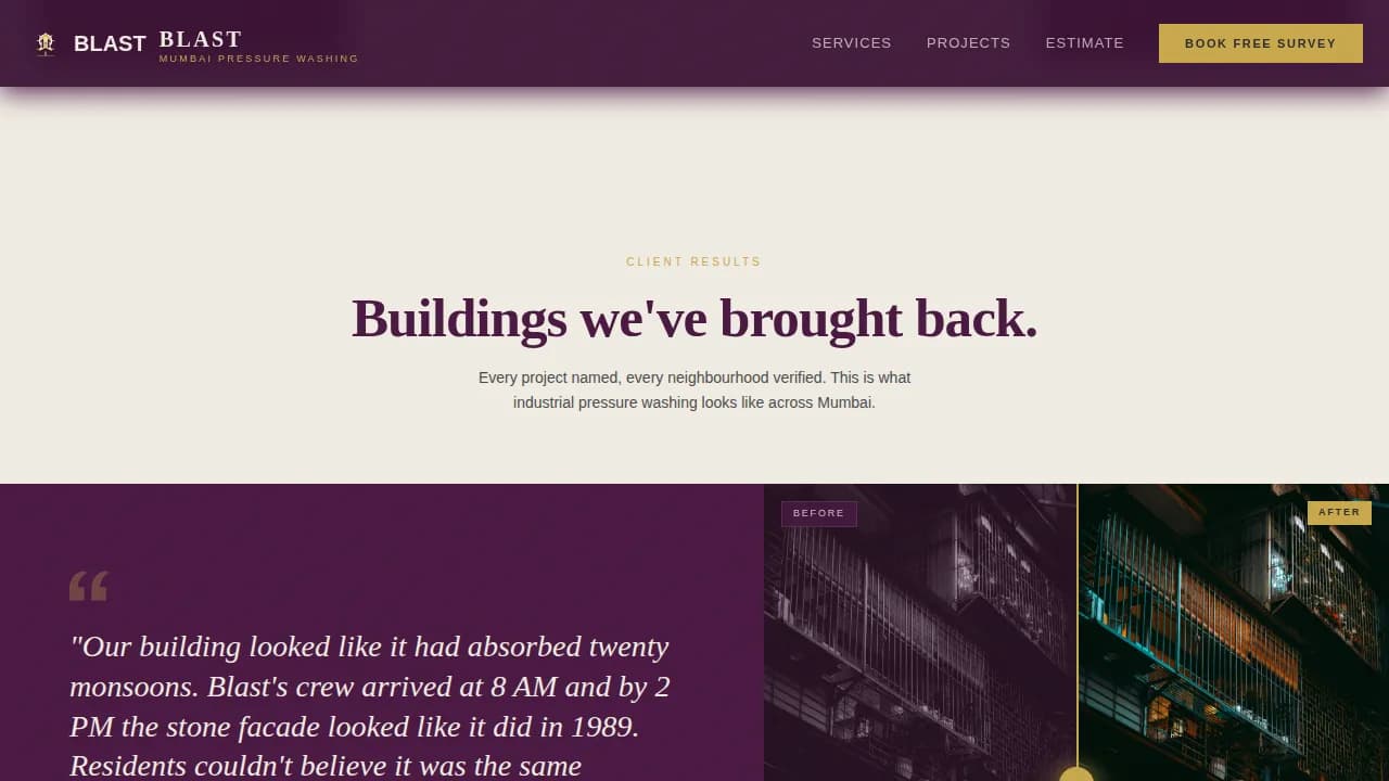 Clean — Professional Surface Cleaning Landing Page Template