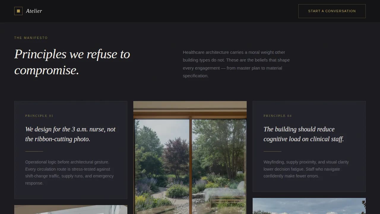 Sanctuary — Wellness-Focused Healthcare Design Landing Page Template