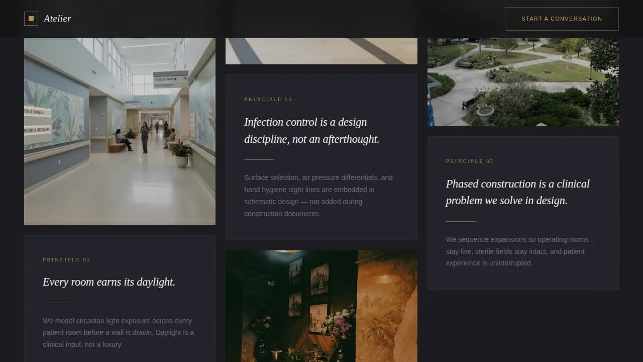 Sanctuary — Wellness-Focused Healthcare Design Landing Page Template