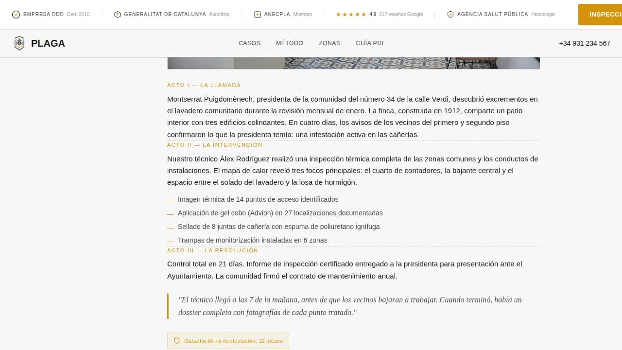 Plaga — Expert Pest Management Landing Page Template