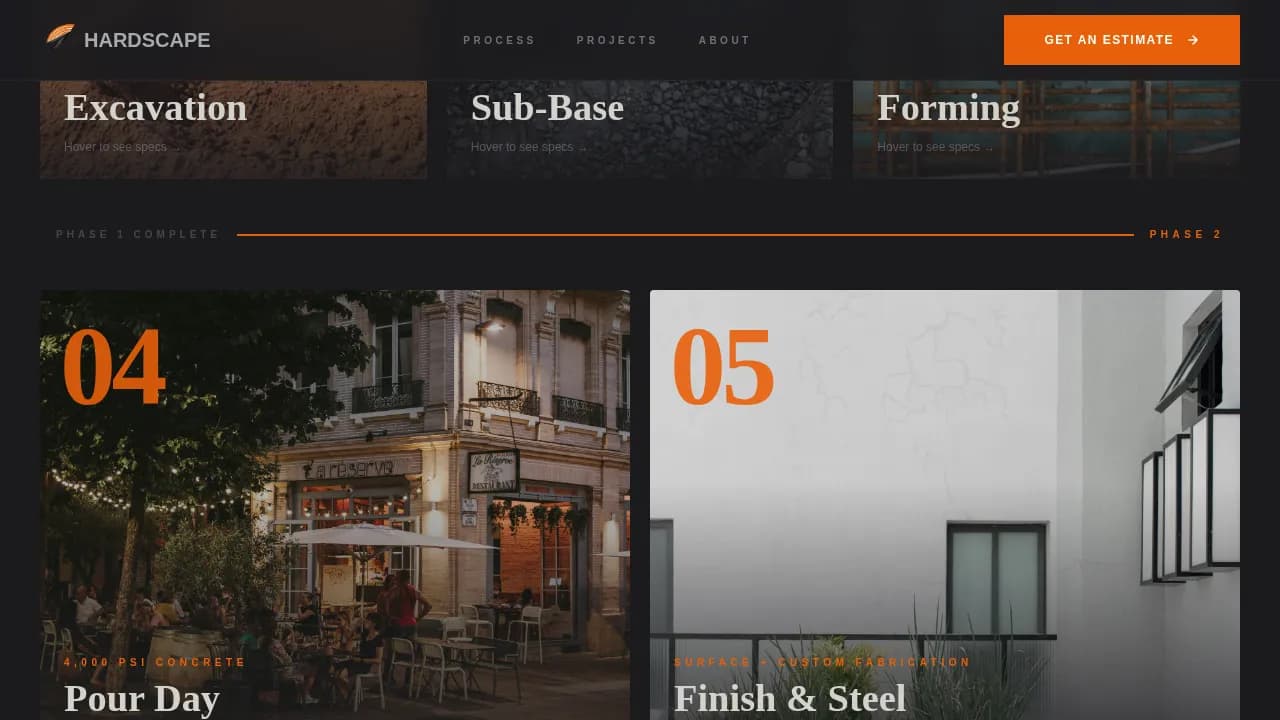 Build — Expert Restaurant Patio Landing Page Template