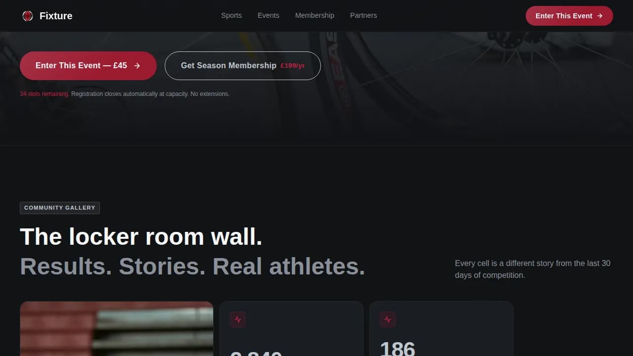 Compete — Elite Adaptive Sports Landing Page Template