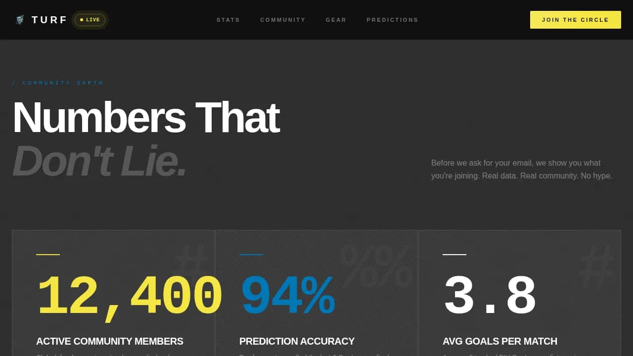 Scoreline — Dynamic Field Hockey Landing Page Template