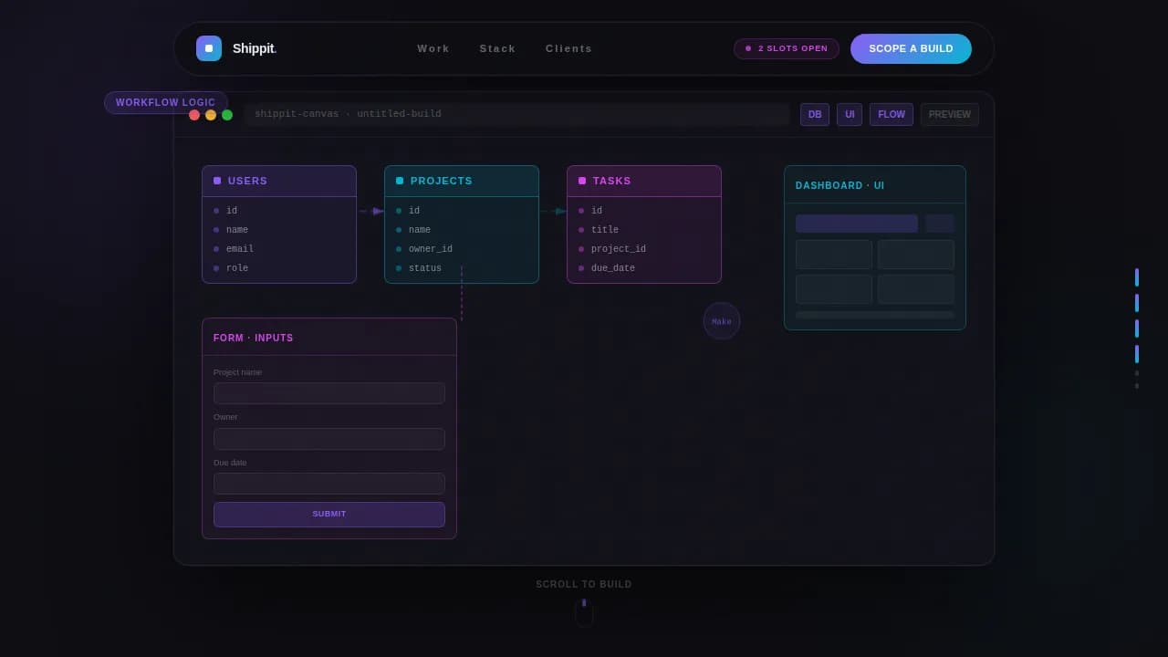 Builder — Fast No-Code Agency Landing Page Template