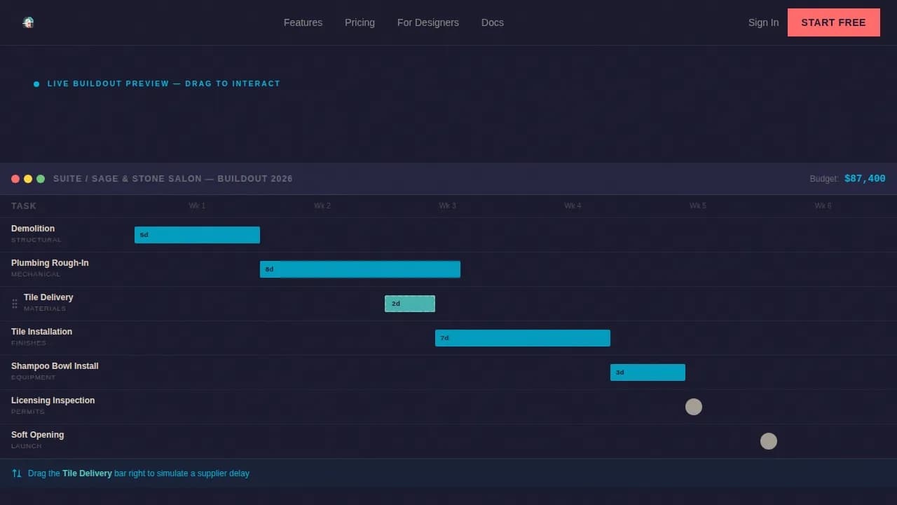 Manage — Bold Salon Operations Landing Page Template