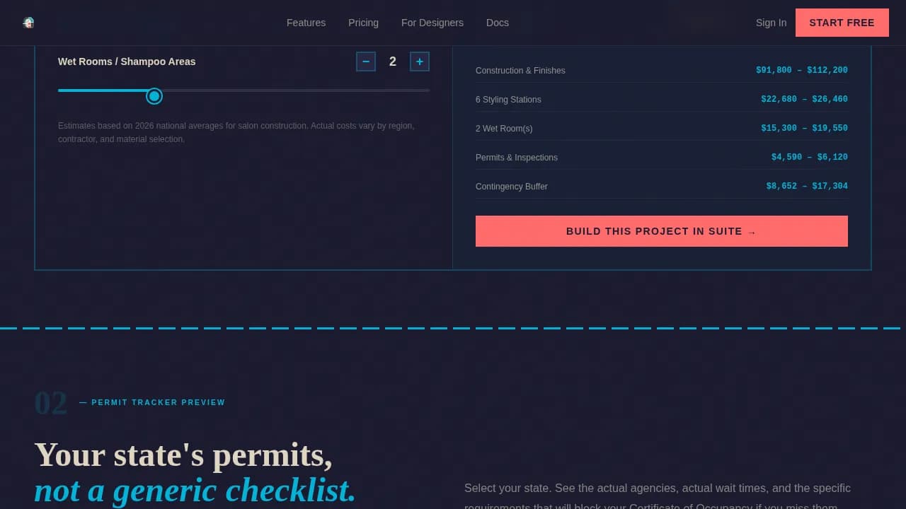 Manage — Bold Salon Operations Landing Page Template