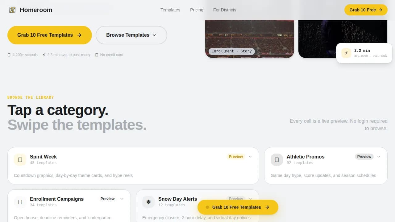 Engage — Viral Education Marketing Landing Page Template