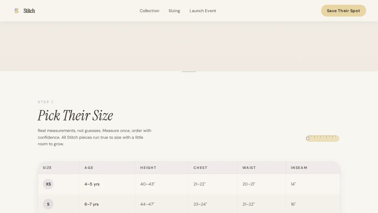Weave — Trusted Children Fashion Landing Page Template