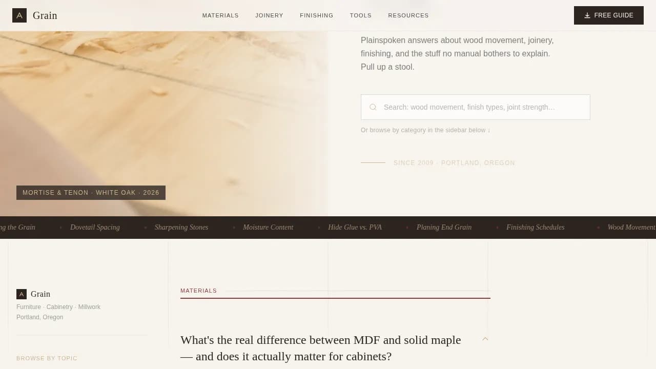Carpenter Blog Website Template