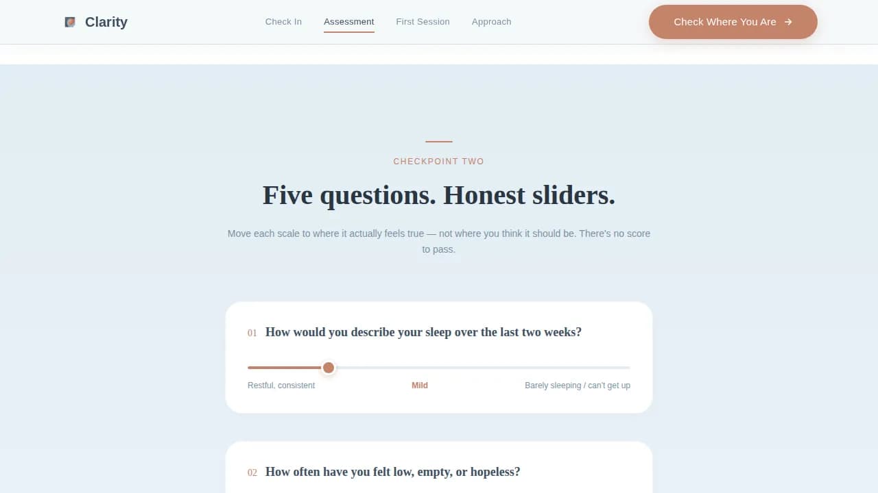 Mindwell — Expert Psychiatry Telehealth Booking Landing Page Template
