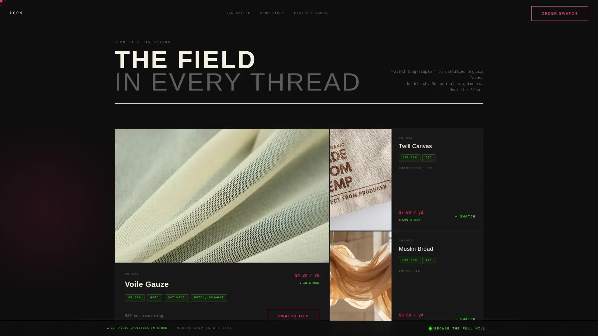 Sustainable & Ethical Fashion Professional Website Template