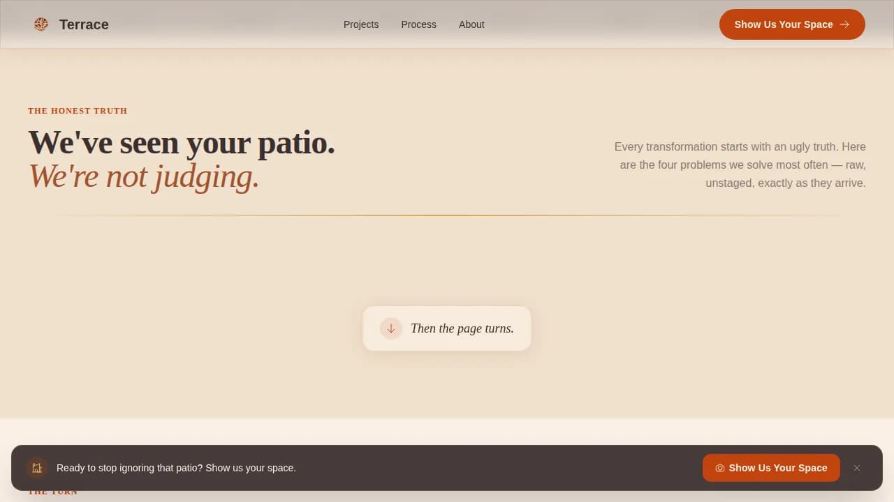 Vista — Luxury Outdoor Design Landing Page Template