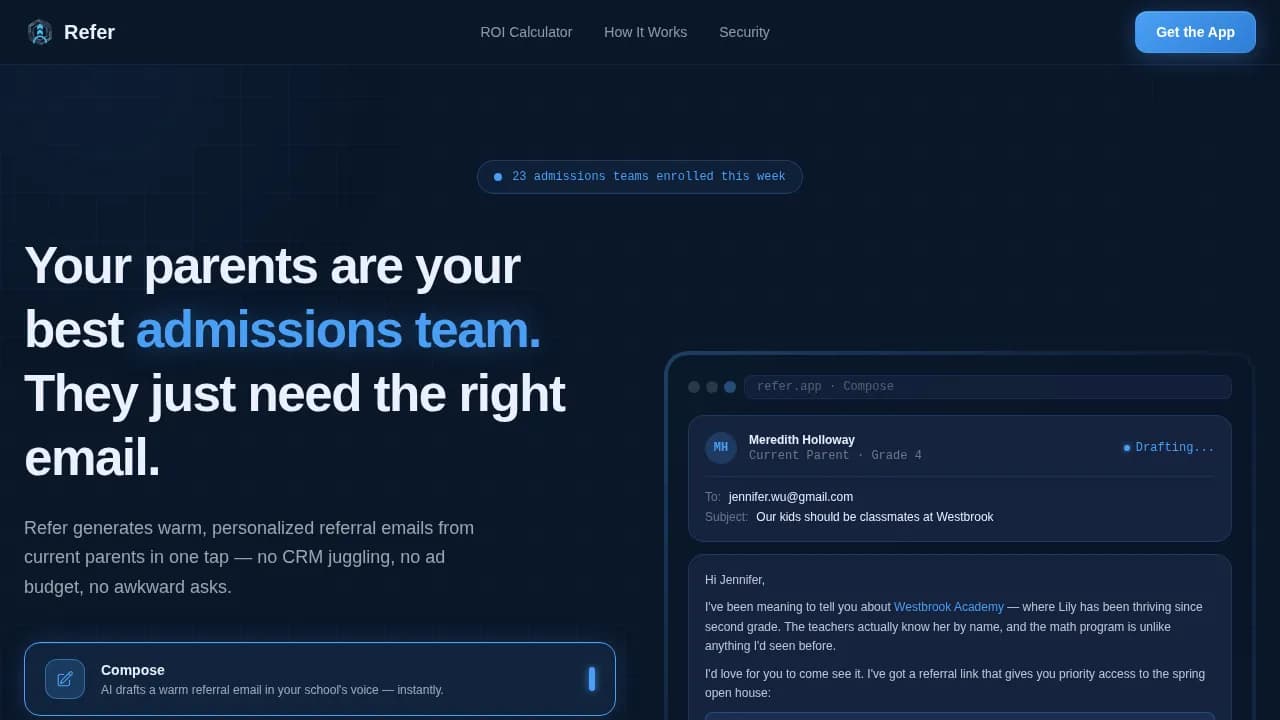 Advocate — Smart Referral Program Landing Page Template