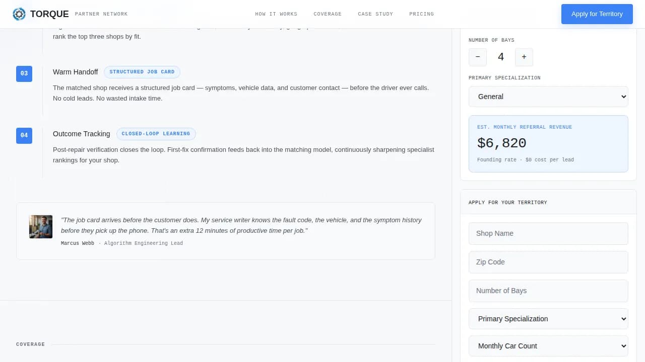 Connect — Dynamic Partner Network Landing Page Template