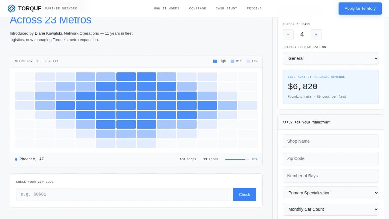 Connect — Dynamic Partner Network Landing Page Template