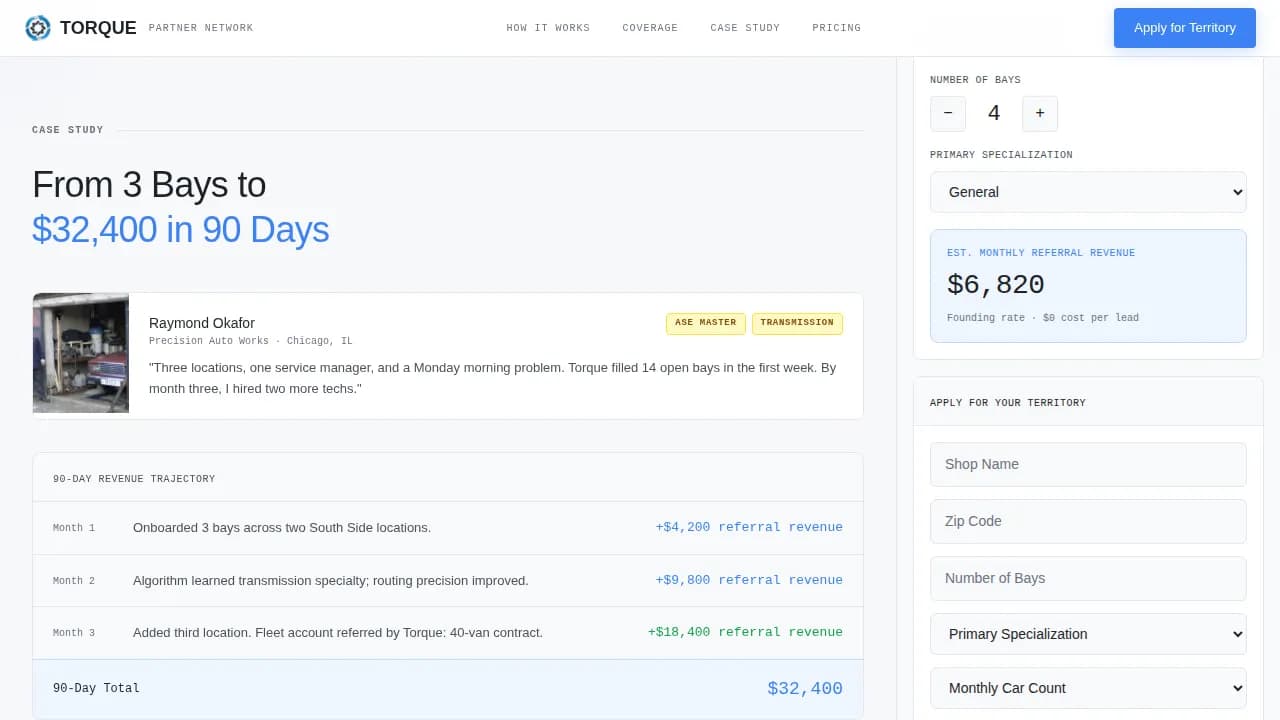Connect — Dynamic Partner Network Landing Page Template