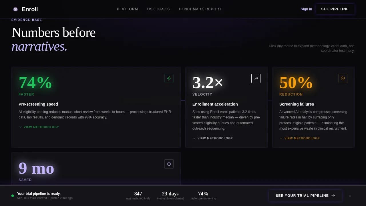 Nexus — Intelligent Healthcare Matching Landing Page Template