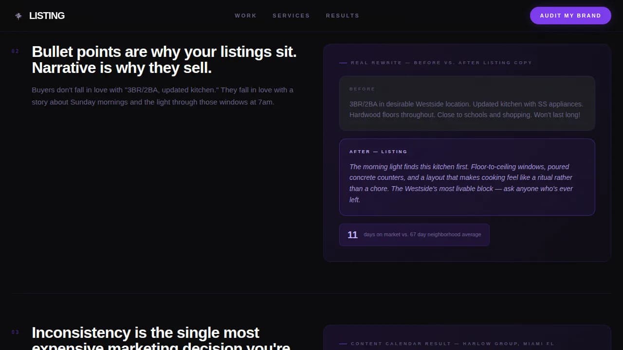 Listing — Premium Real Estate Marketing Landing Page Template