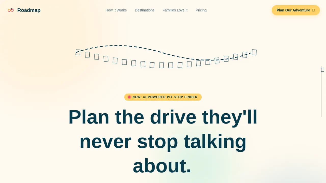 Roadmap — Premium Family Travel Landing Page Template