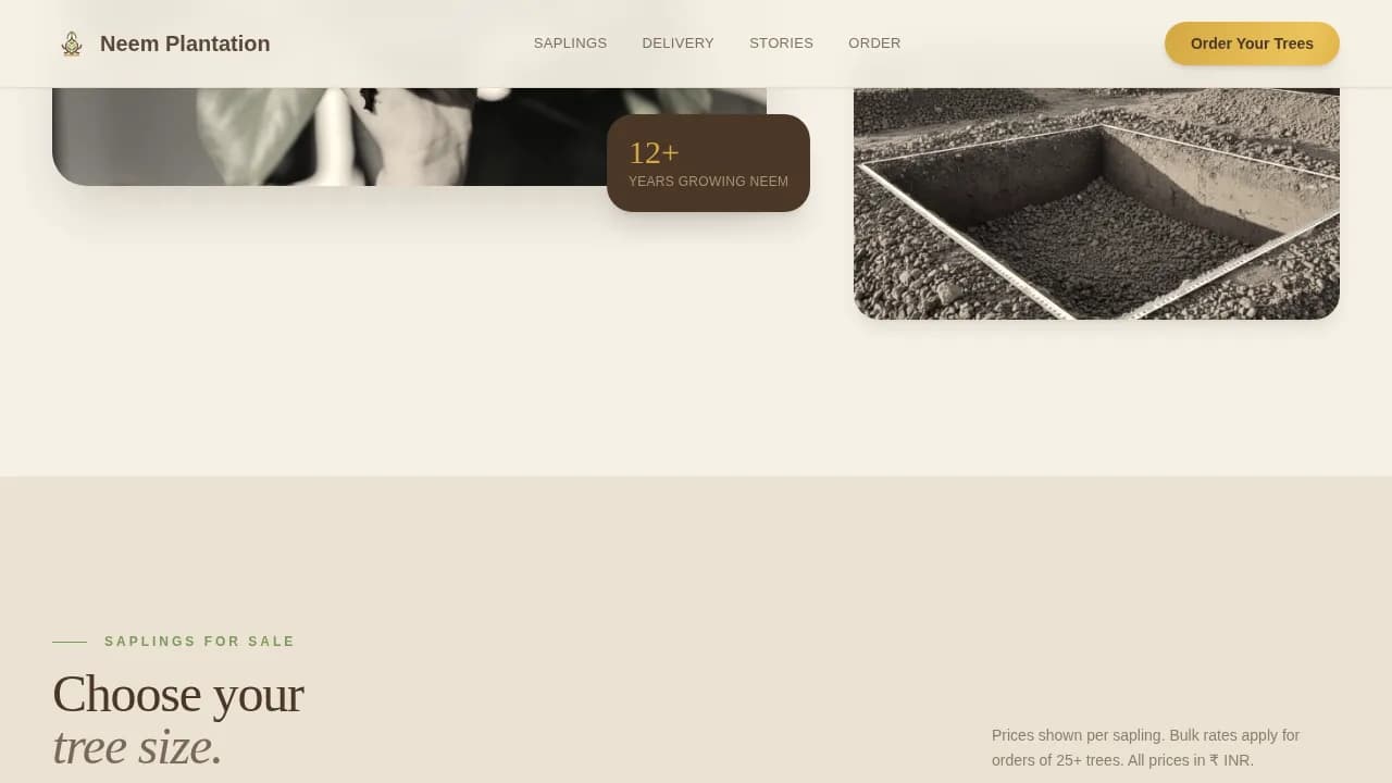 Specialty Farming Reviews Website Template