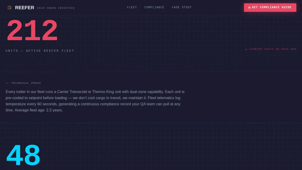 Freight & Cargo Privacy Policy Website Template