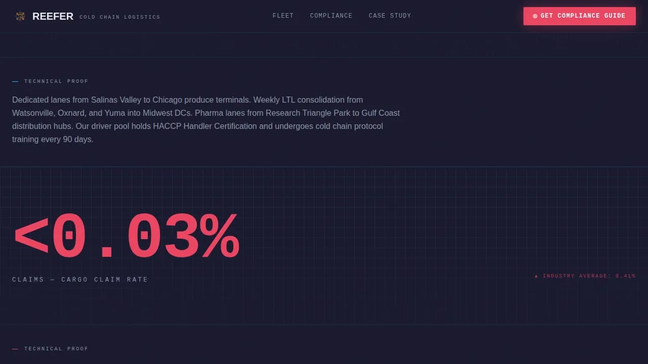 Freight & Cargo Privacy Policy Website Template
