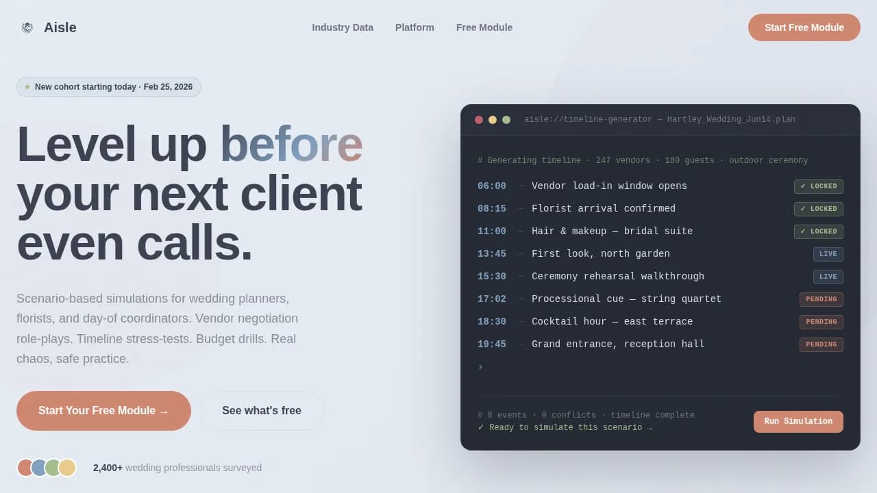 Wedding Software & SaaS Professional Website Template