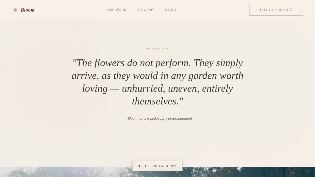 Woodland Wedding Professional Website Template
