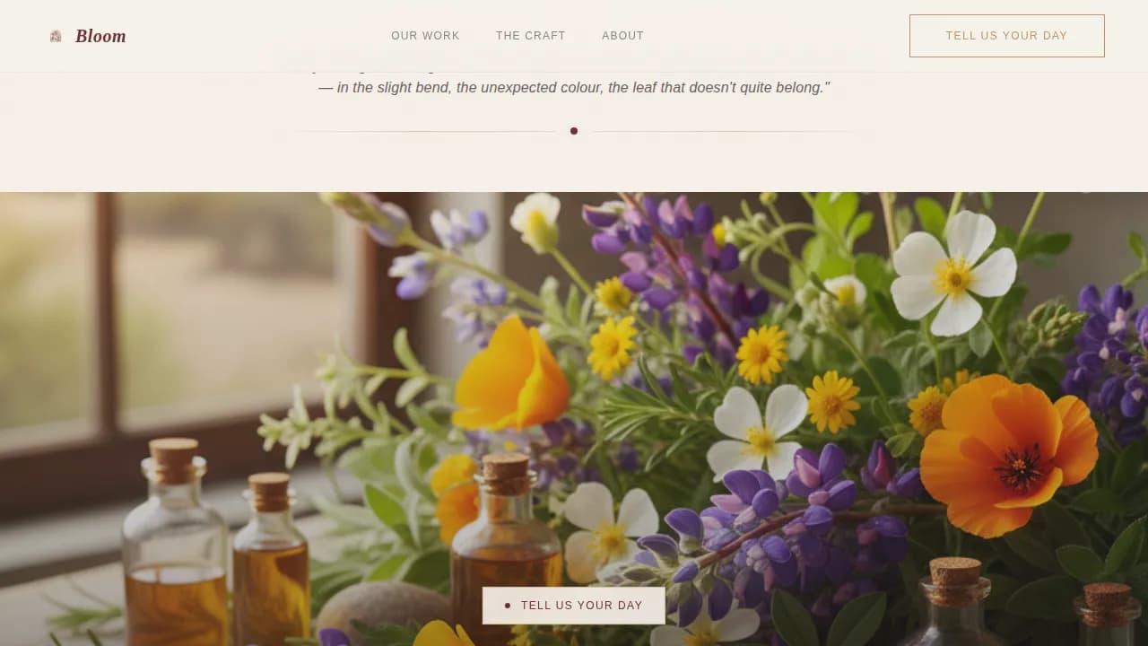 Woodland Wedding Professional Website Template