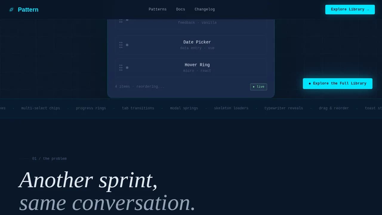 Design System & Component Library Reviews Website Template