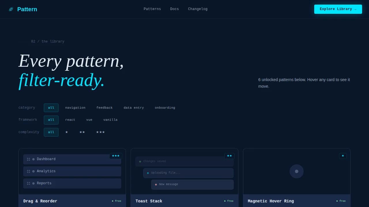 Design System & Component Library Reviews Website Template