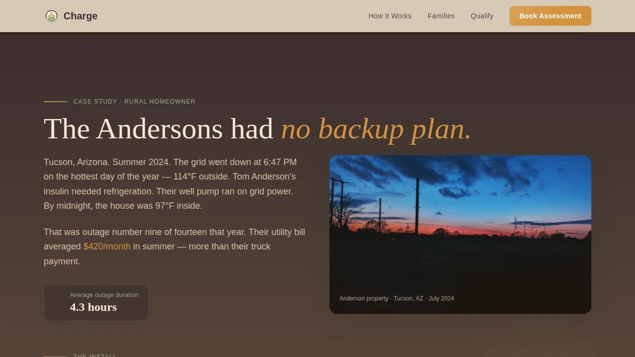 Solar & Energy Installation Booking Website Template