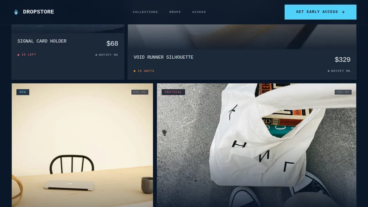 E-Commerce Digital Presence Professional Website Template