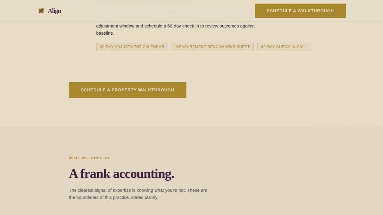 Harmony — Professional Feng Shui Consulting Landing Page Template
