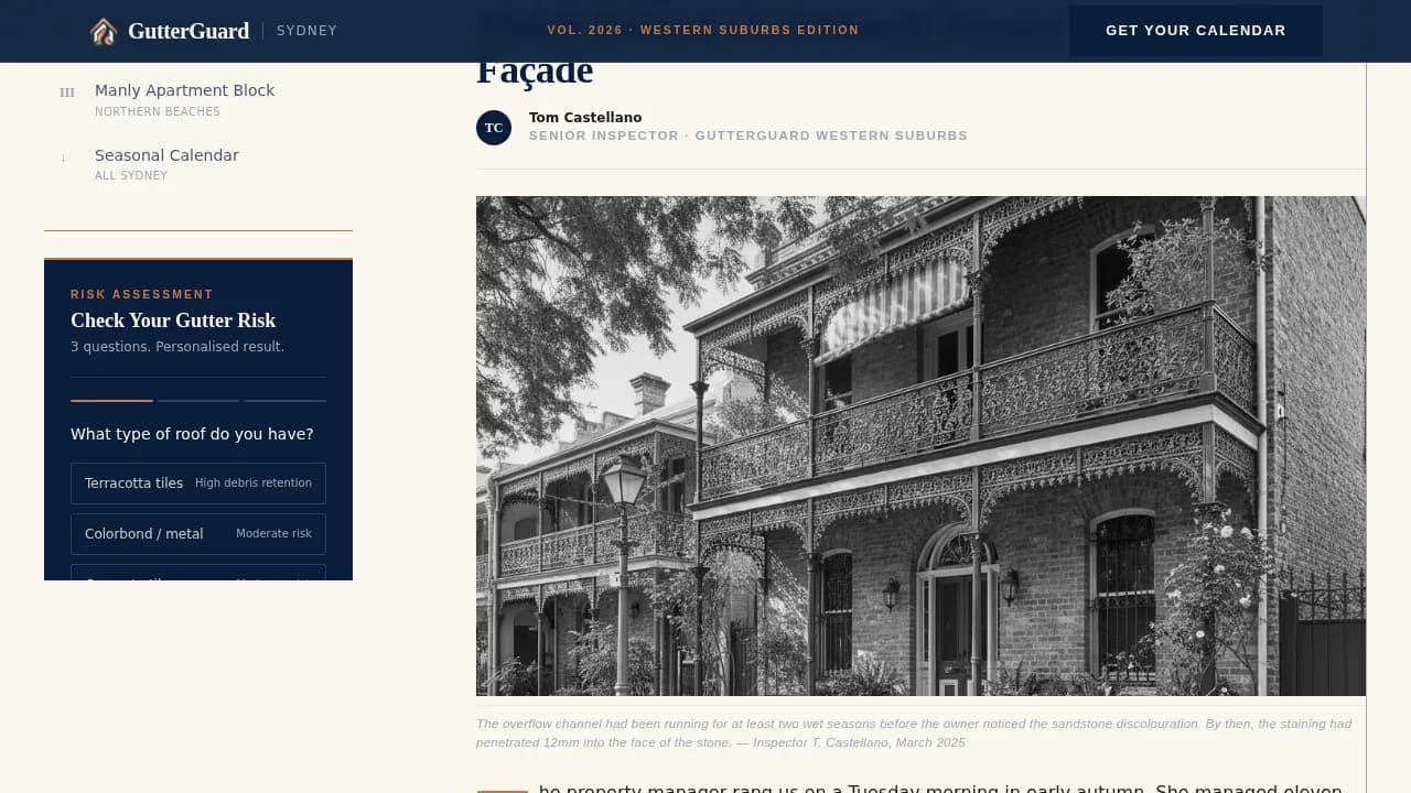 Gutter — Authoritative Cleaning Solutions Landing Page Template