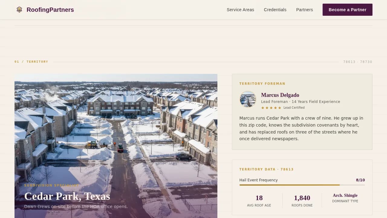 Reach — Premium Roofing Contractor Landing Page Template