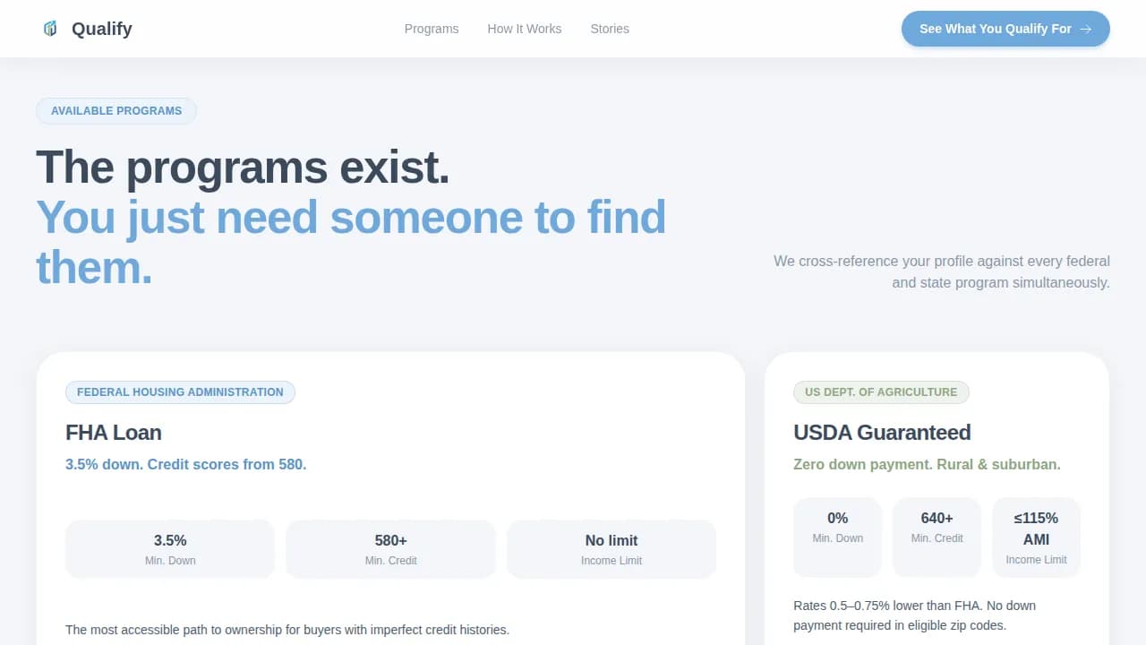 Approve — Accessible Affordable Mortgage Landing Page Template