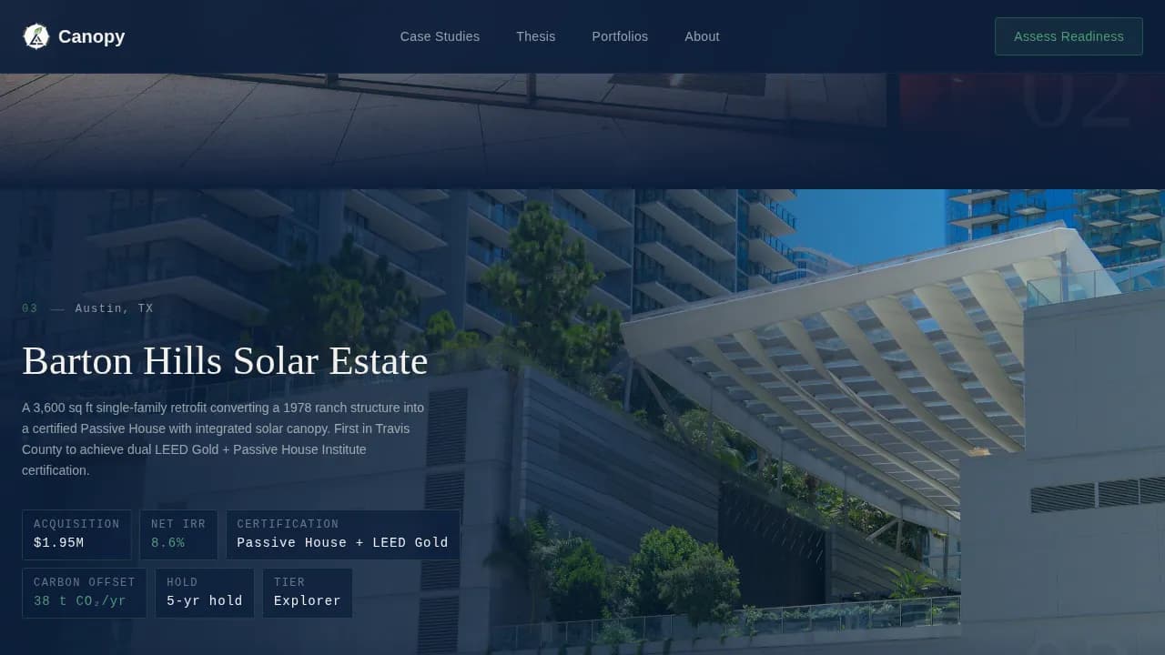 Invest — Strategic Green Capital Advisory Landing Page Template