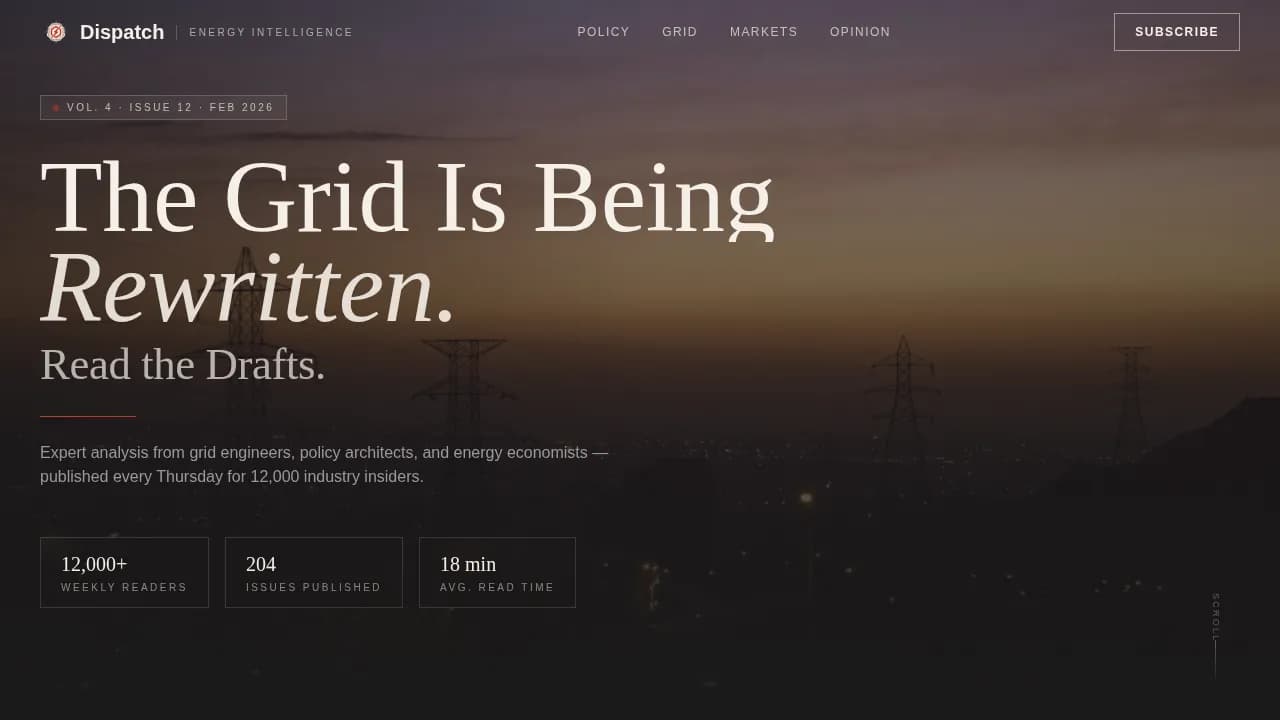 Ignite — Premium Renewable Platform Landing Page Template
