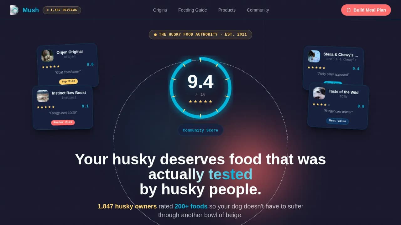 Vitacore — Arctic Nutrition Community Landing Page Template