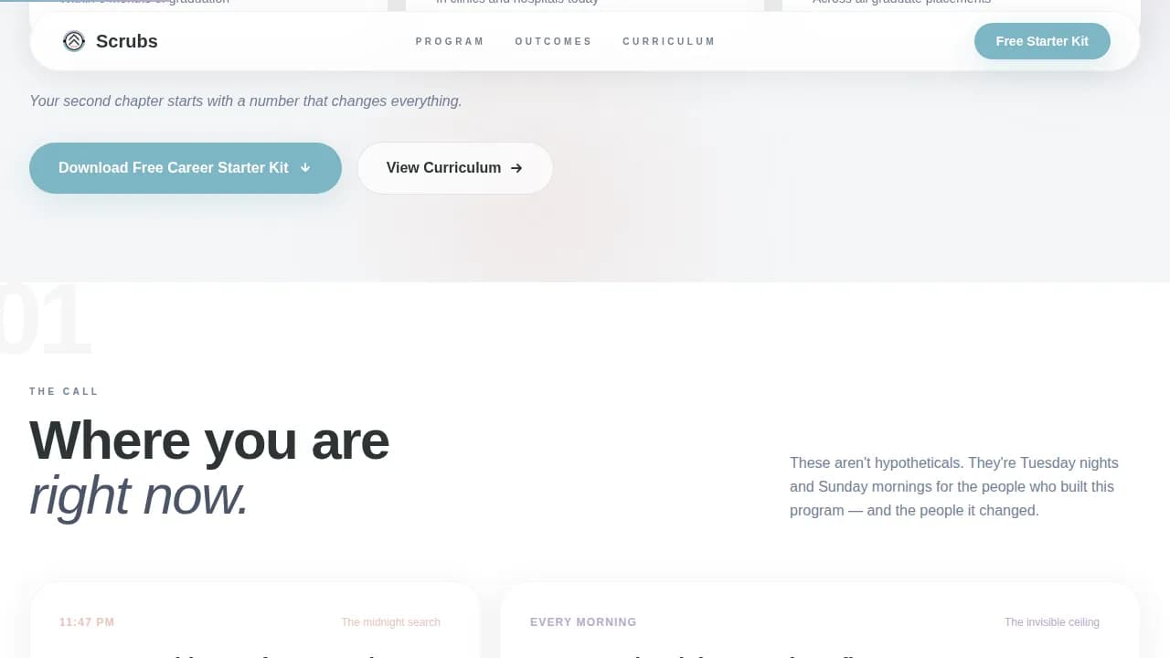 Vitals — Expert Medical Assistant Landing Page Template
