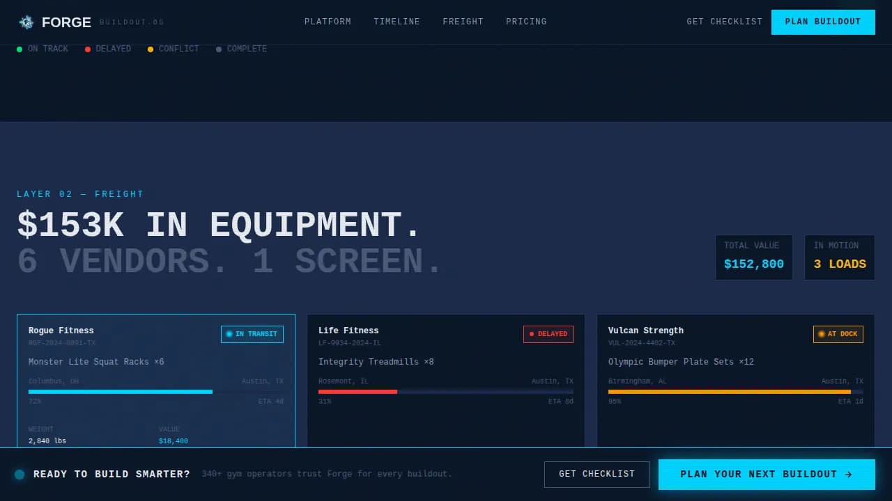 Iron — Expert Fitness Renovation Landing Page Template