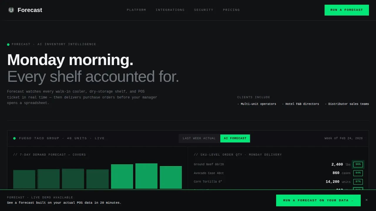 Predict — Intelligent Stock Optimization Landing Page Template