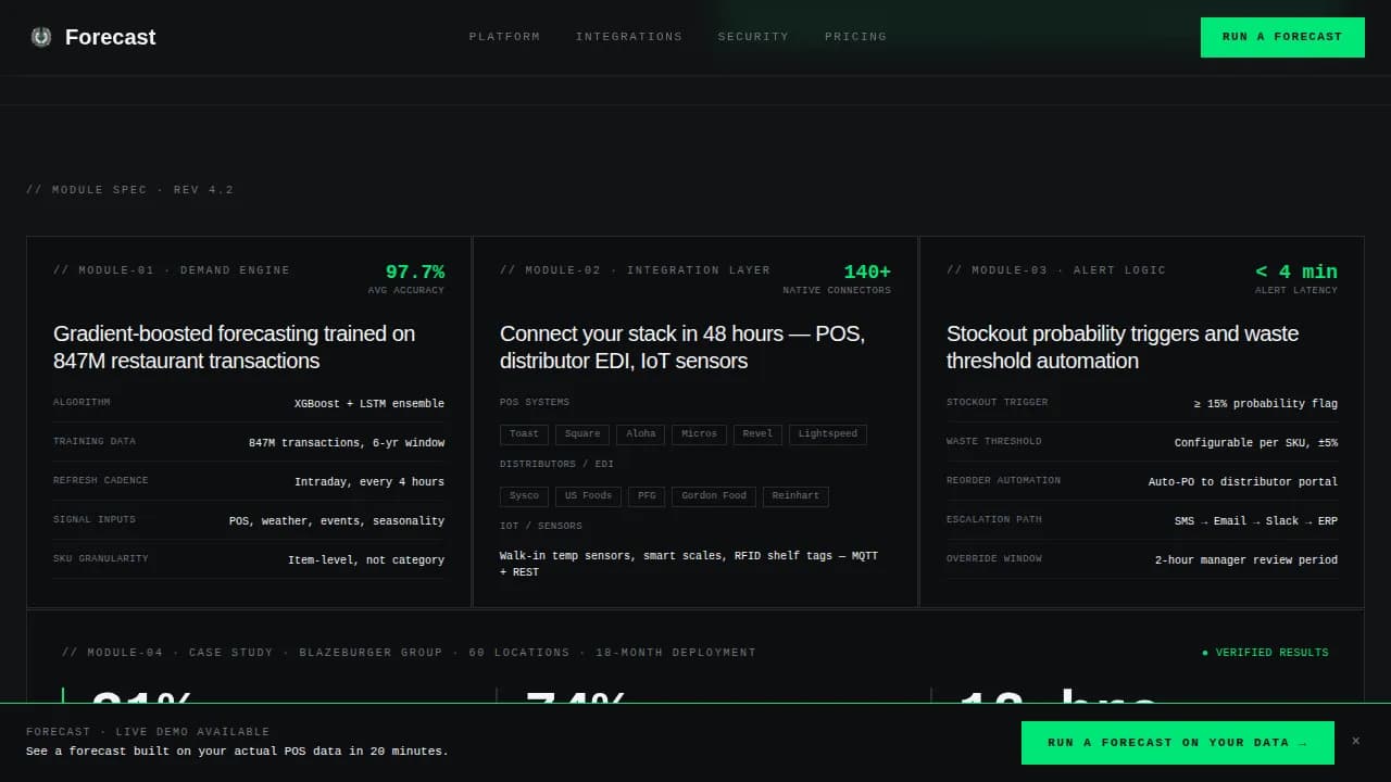 Predict — Intelligent Stock Optimization Landing Page Template