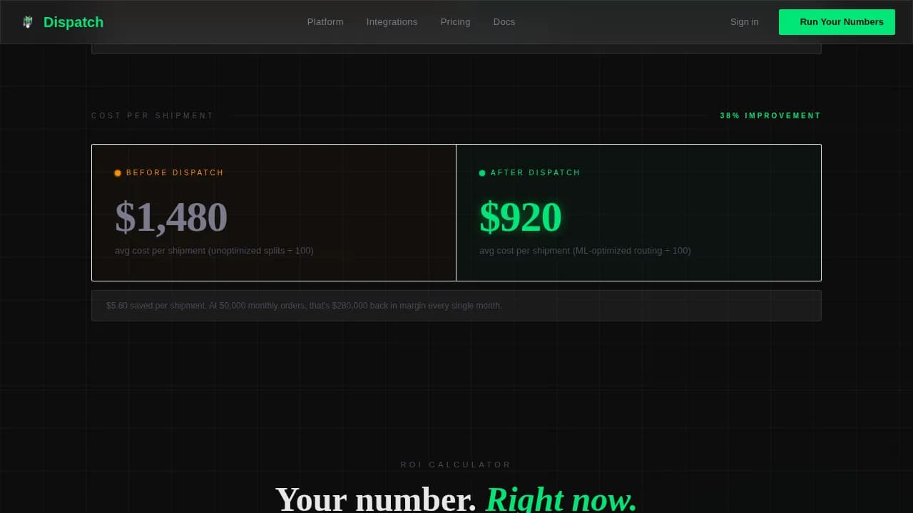 Deliver — Intelligent Fulfillment System Landing Page Template